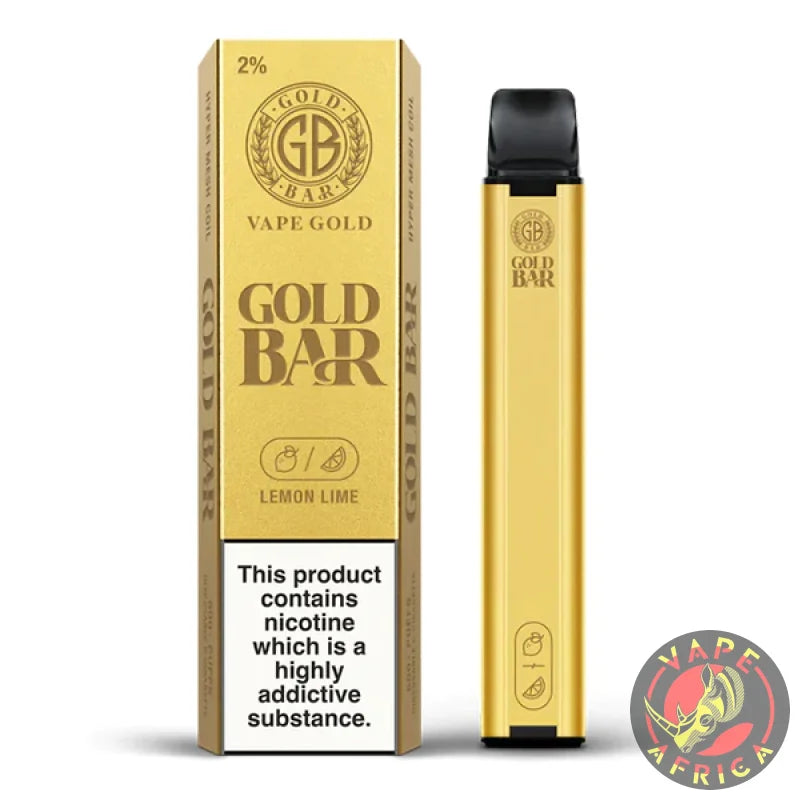 Gold Bar Disposable Vape - Lemon Lime