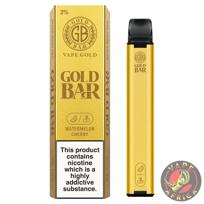 Gold Bar Disposable Vape - Watermelon Cherry