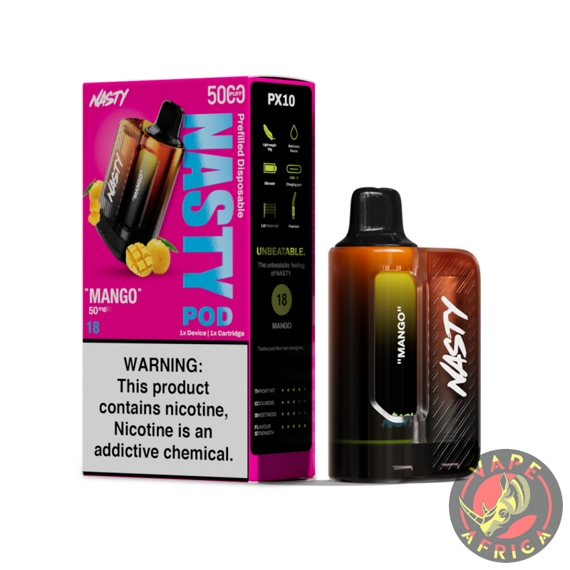 Nasty Pod Starter Kit – Mango 50 Mg