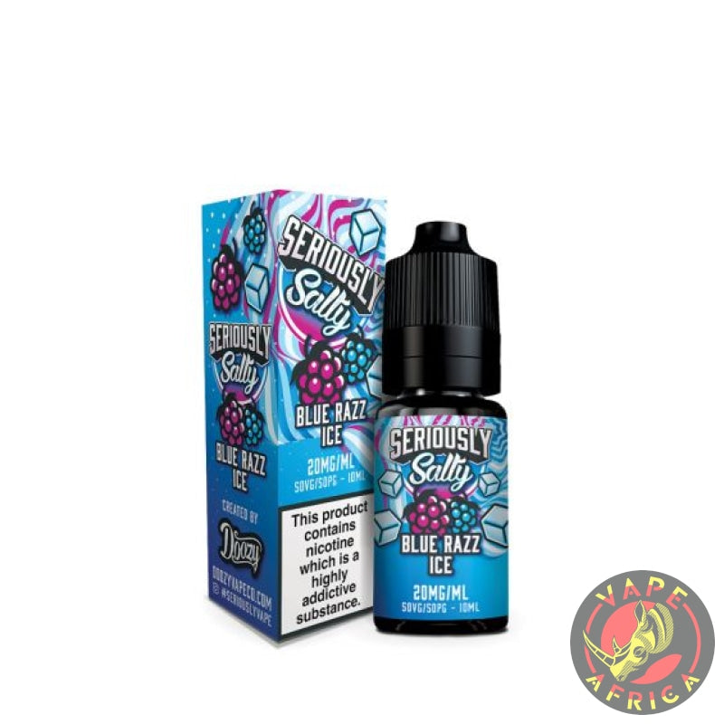 Seriously Salty Blue Razz Ice Nic Salt E-Liquid 30Ml 30Mg