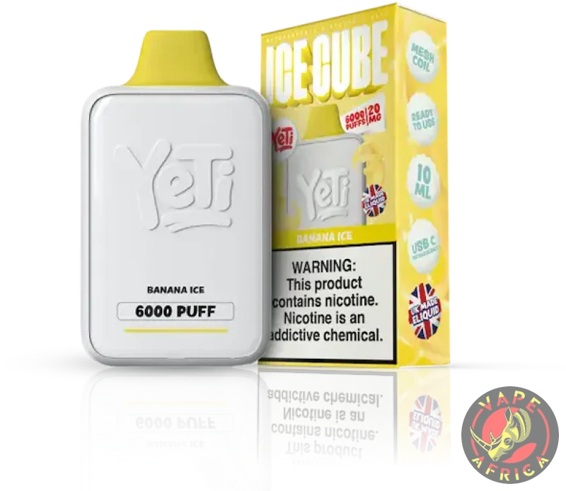 Yeti Ice Cube 6000 Puff - Banana