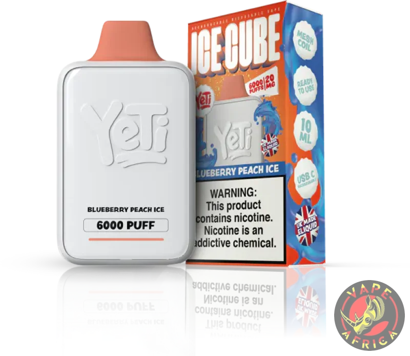 Yeti Ice Cube 6000 Puff - Blueberry Peach