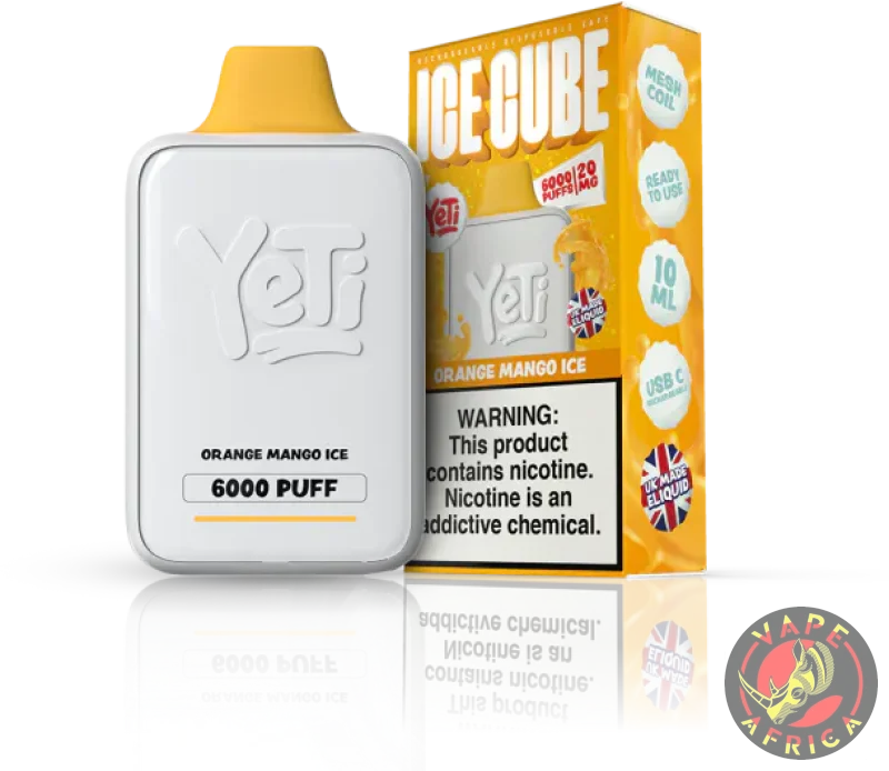 Yeti Ice Cube 6000 Puff - Orange Mango