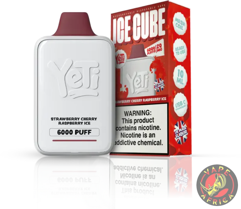 Yeti Ice Cube 6000 Puff - Strawberry Cherry Raspberry