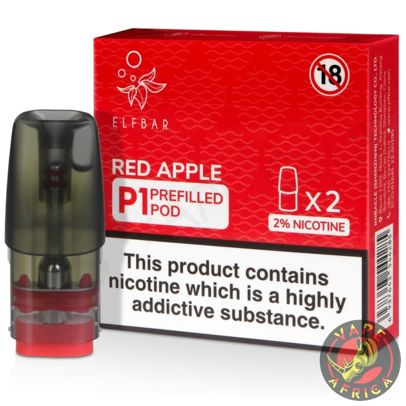 Elf Bar P1 Pod Red Apple Ice