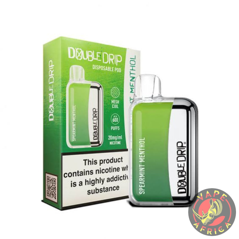 Double Drip Disposable Vape - Spearmint Menthol