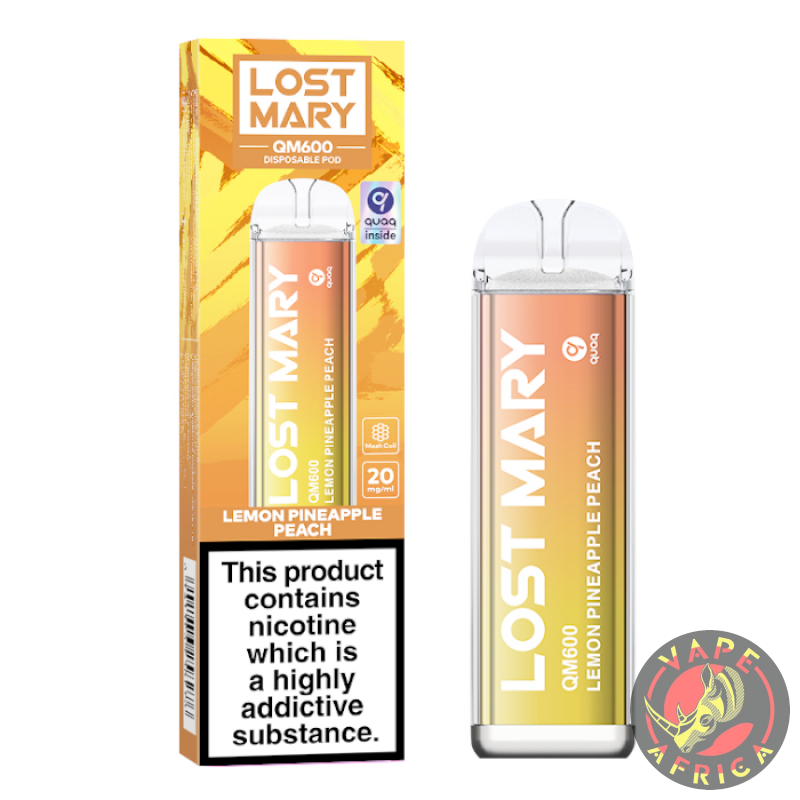 Lost Mary Qm600 Lemon Pineapple Peach