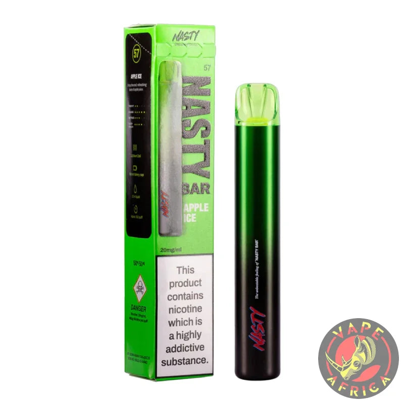 Nasty Bar Dx2 Disposable Vape Device - Apple Ice