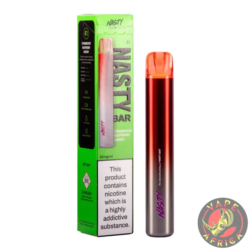 Nasty Bar Dx2 Disposable Vape Device - Strawberry Raspberry Cherry