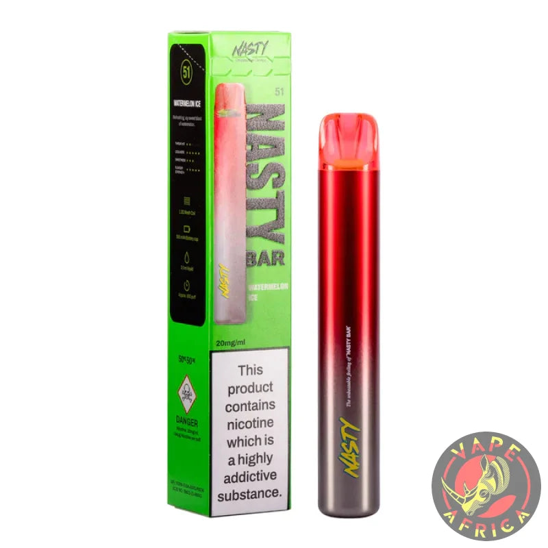 Nasty Bar Dx2 Disposable Vape Device - Watermelon Ice