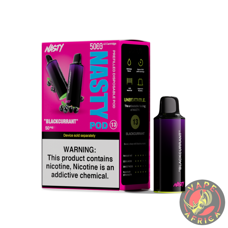 Nasty Pod 5000 *1 – Blackcurrant 50Mg