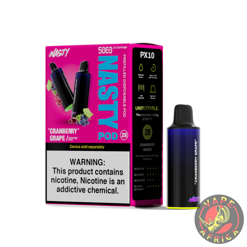 Nasty Pod 5000 *1 – Cramberry Grape 50Mg