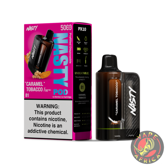 Nasty Pod Starter Kit – Caramel Tobacco 50 Mg