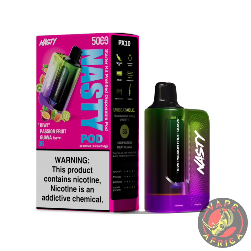 Nasty Pod Starter Kit – Kiwi Passion Fruit 50 Mg