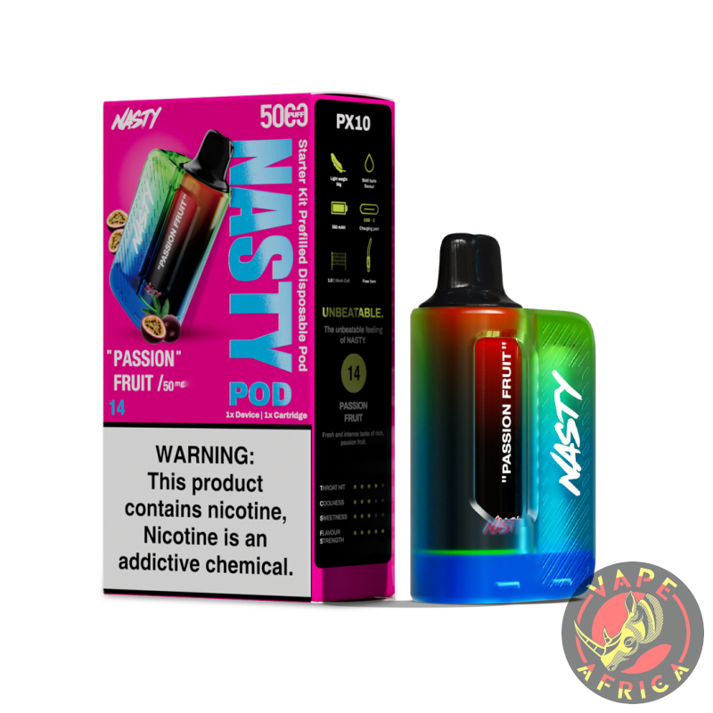 Nasty Pod Starter Kit – Passion Fruit 50 Mg