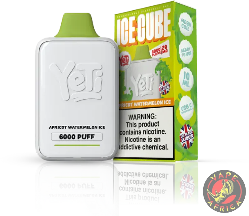 Yeti Ice Cube 6000 Puff - Apricot Watermelon