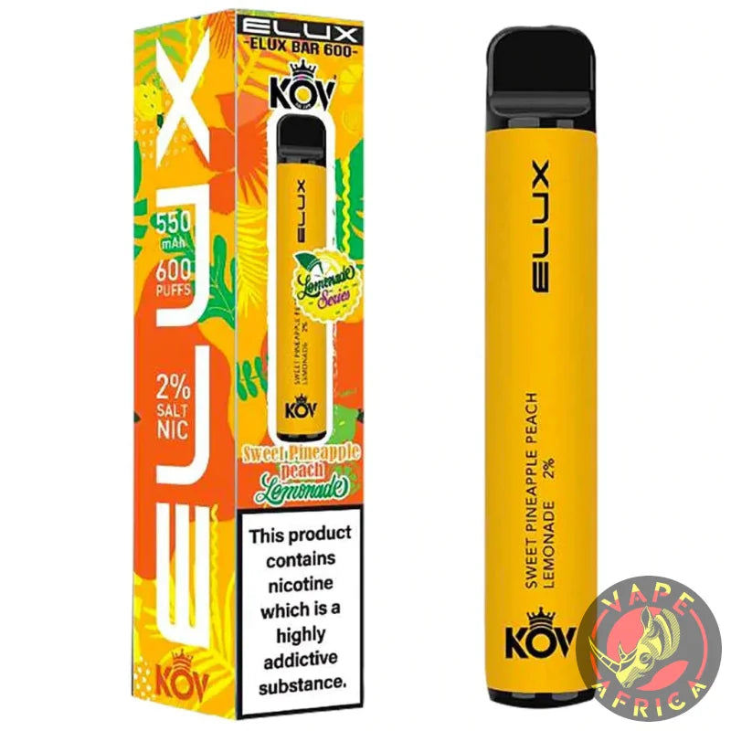 Elux Bar 600 Kov Lemonade Series Sweet Pineapple Peach