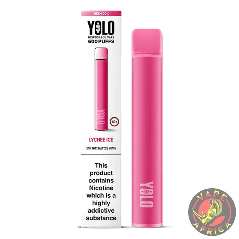 Yolo Bar 600 Puffs Lychee Ice