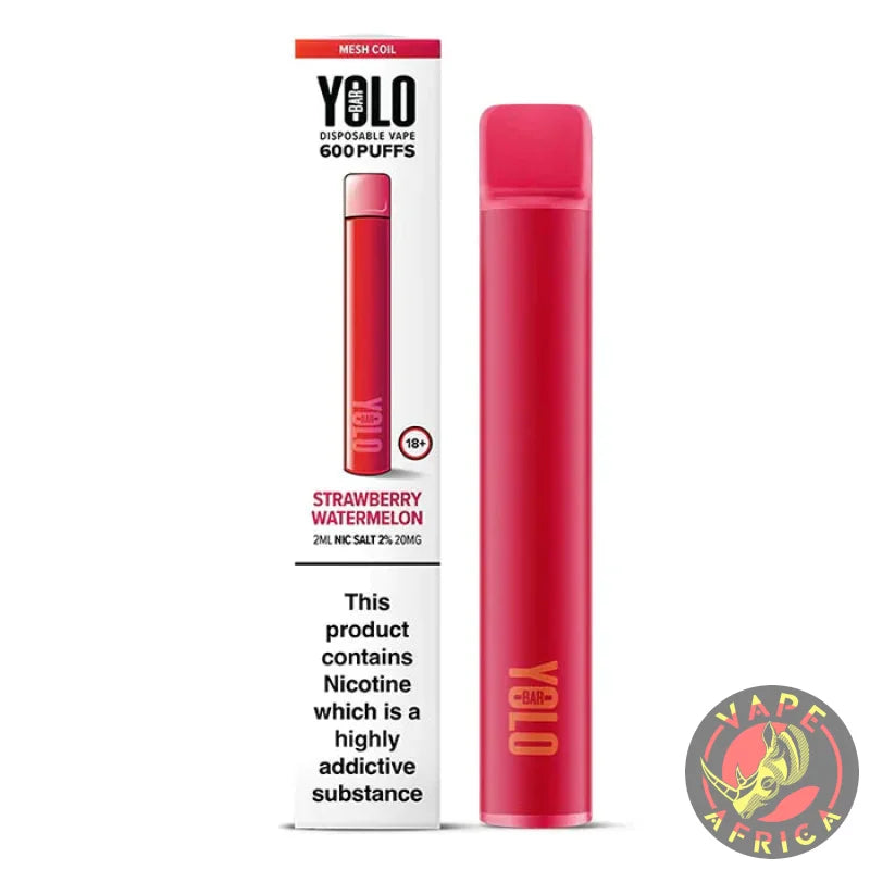 Yolo Bar 600 Puffs Strawberry Watermelon